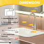 1-Hole/3-Hole Single Handle Bathroom Vanity Faucet with Deck Plate
