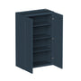 Cyber Grey RTA 24"-36"W x 12"D x 30"-42"H 15-Size Standard Wall Cabinet with 2 Doors and Shelves