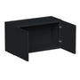 Slim Ebony Black Shaker RTA 24"-36"W x 12"-24"H x 12"D 17-Size Short Wall Cabinet with 2 Doors