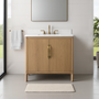 36-inch Freestanding Bathroom Vanity with Engineered Stone Top