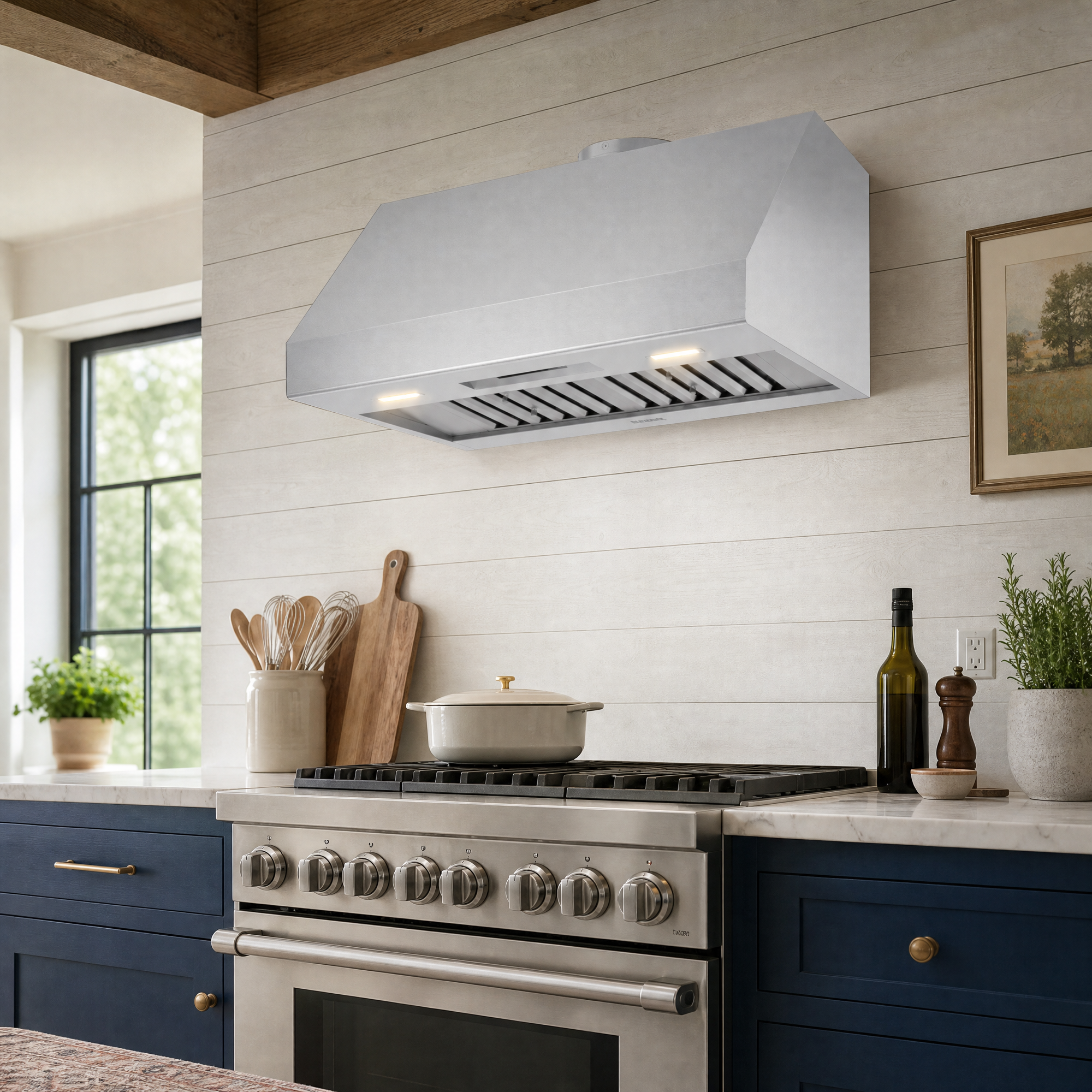 36/48-Inch Pro Under Cabinet Wall Mounted Range Hood