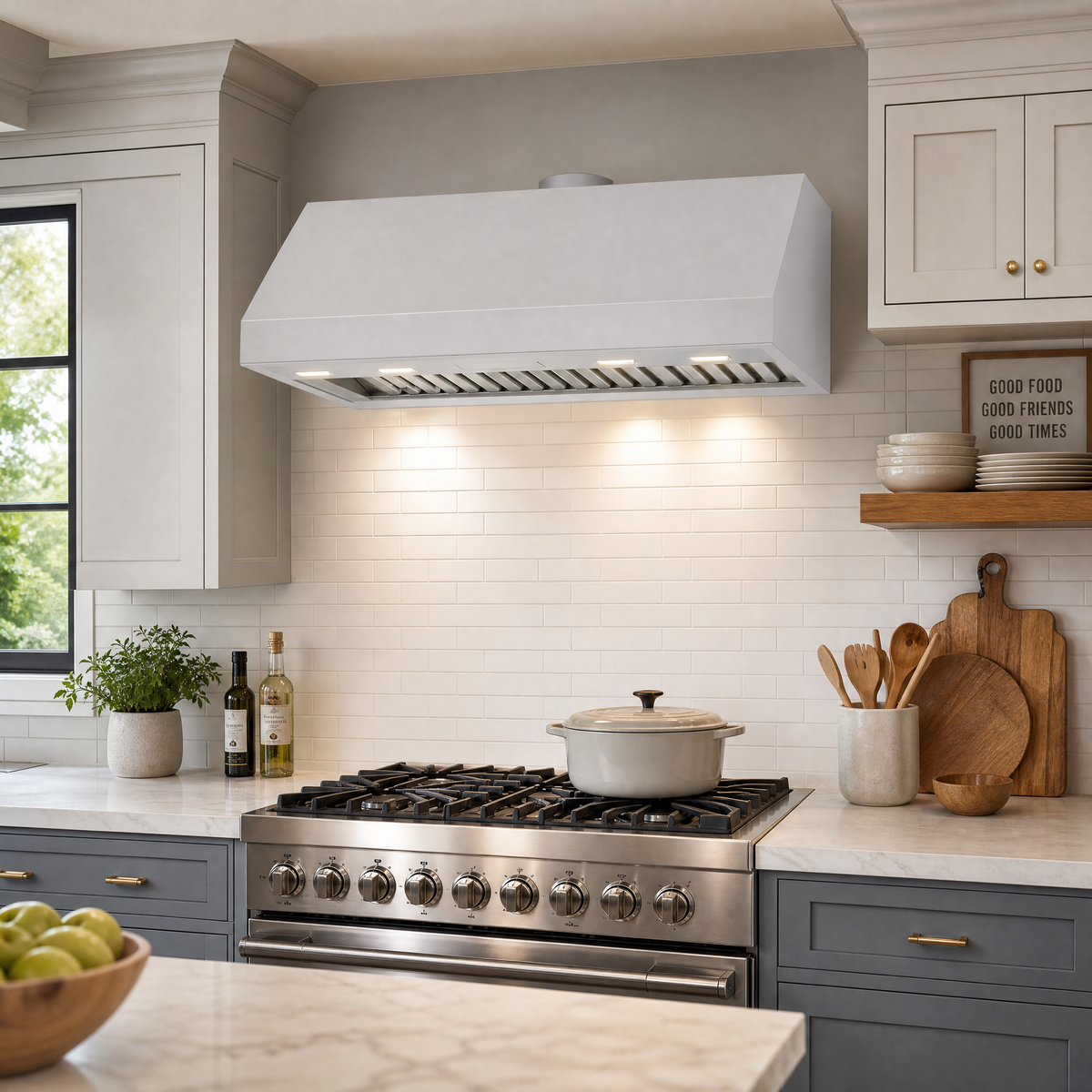 36/48-Inch Pro Under Cabinet Wall Mounted Range Hood