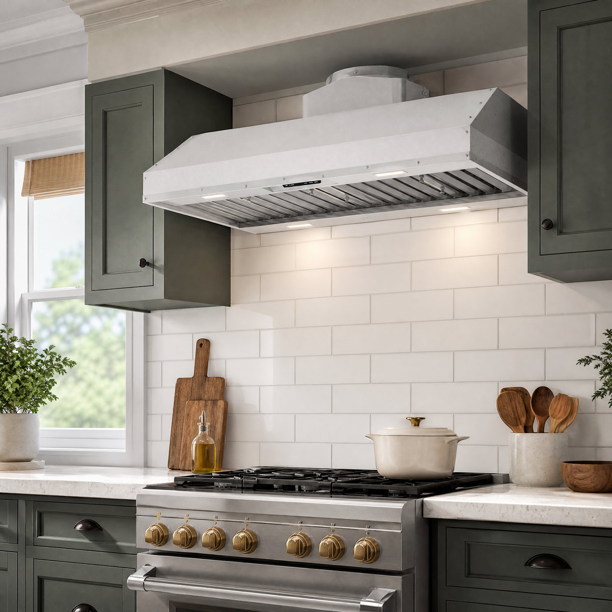 36/48/60-Inch Liner Wall Mount Range Hood