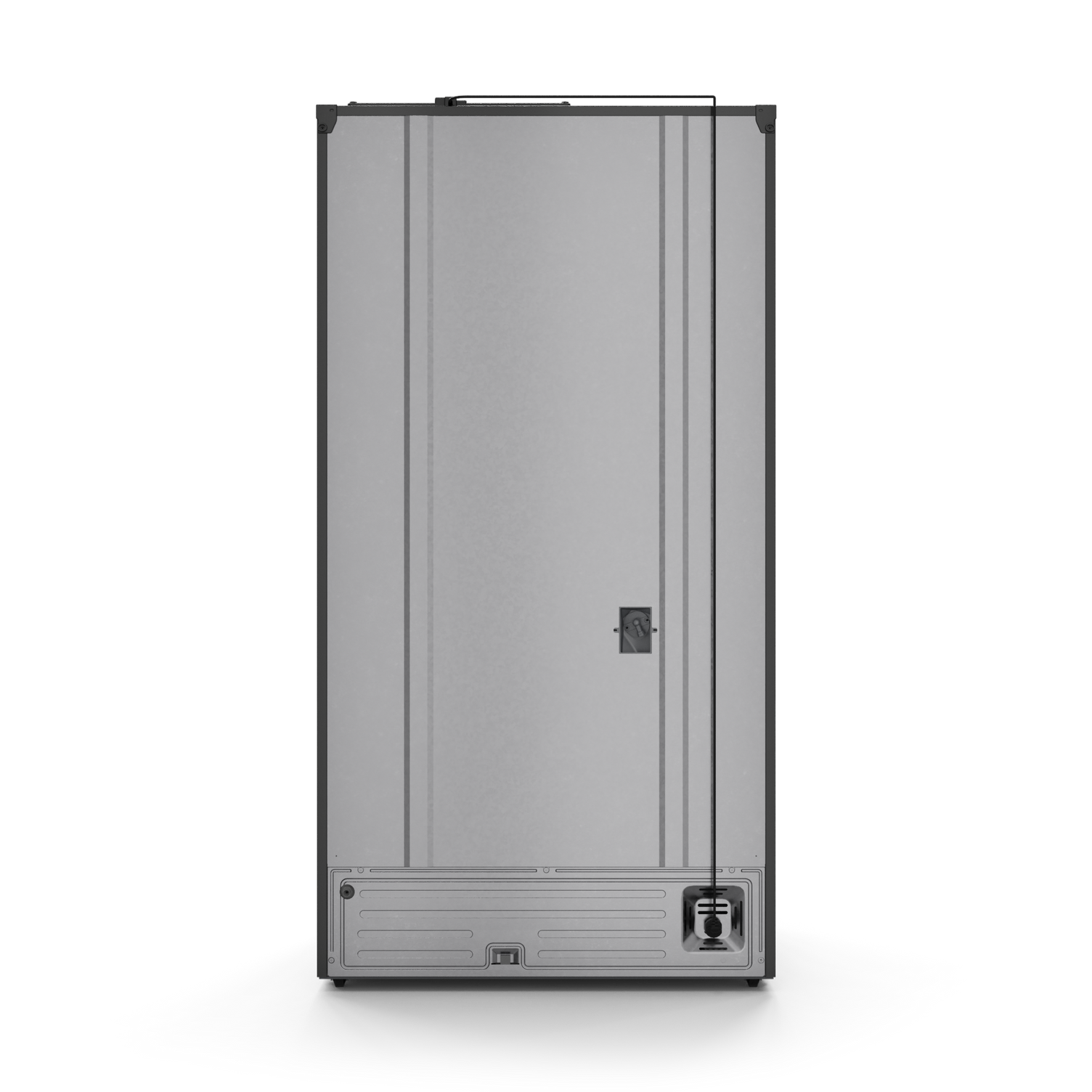 36 Inch 20.3 cu ft French Door Counter Depth Refrigerator with Ice Maker in Black | Gordon Ramsay Series