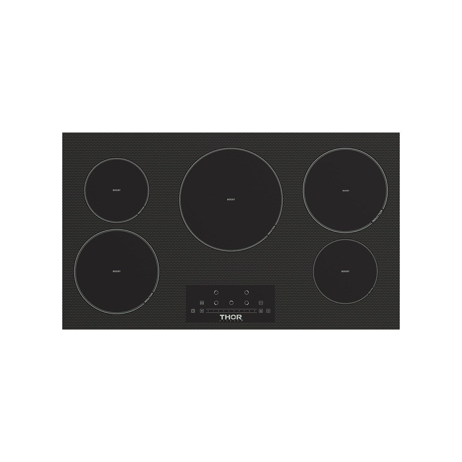 36 Inch 5-Element Induction Cooktop in Black with Touch Controls