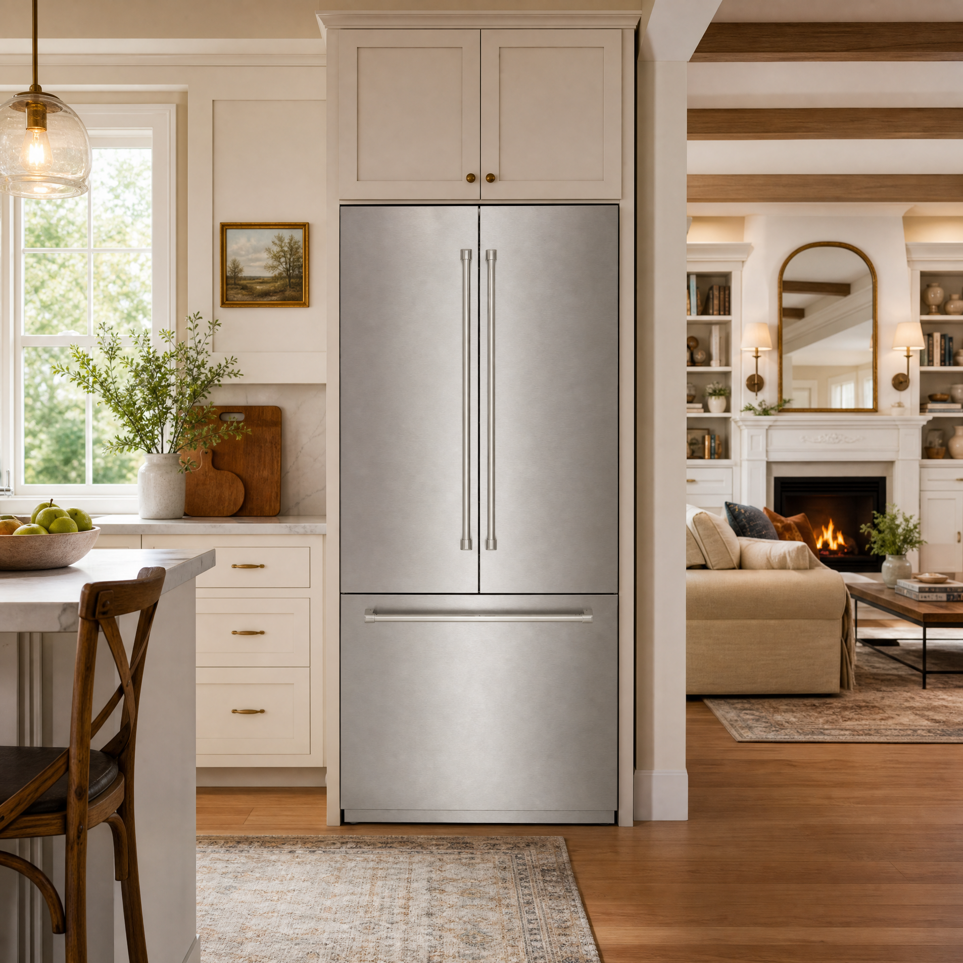 36 Inch French Door Built-in Refrigerator, Panel Ready