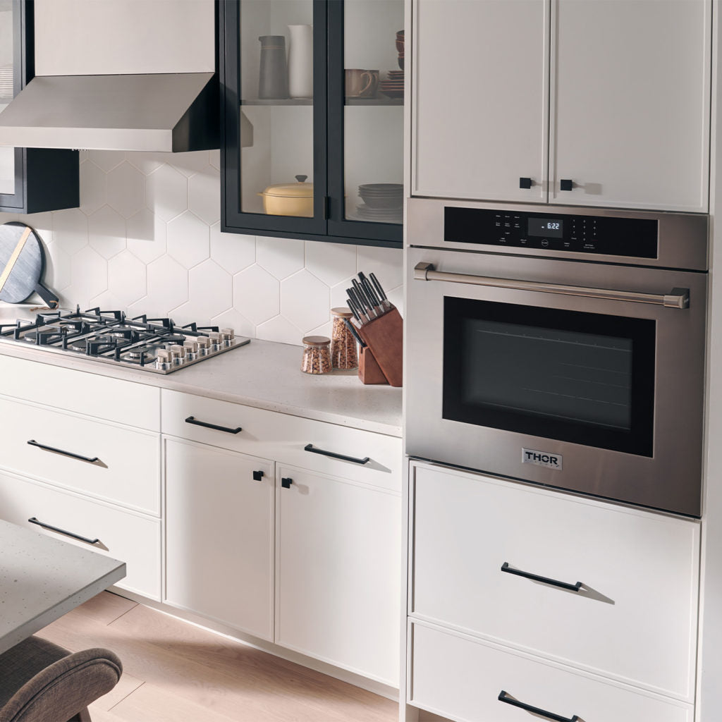 36 Inch Professional Drop-In Gas Cooktop in Stainless Steel