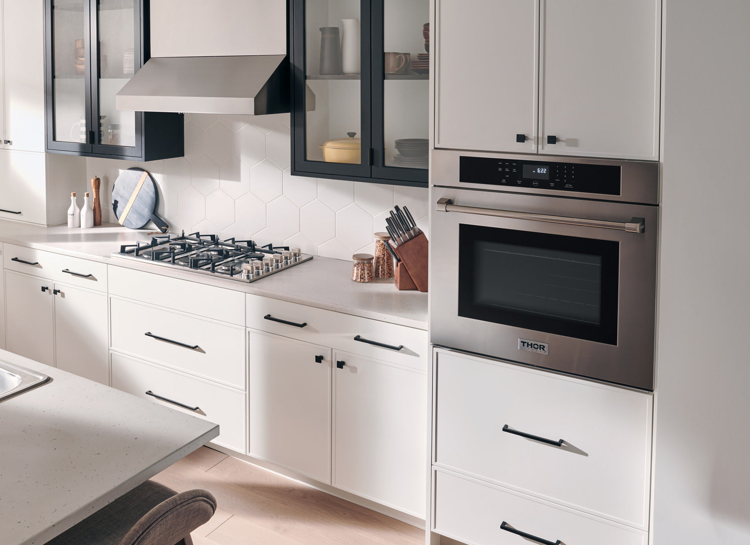 36 Inch Professional Drop-In Gas Cooktop in Stainless Steel