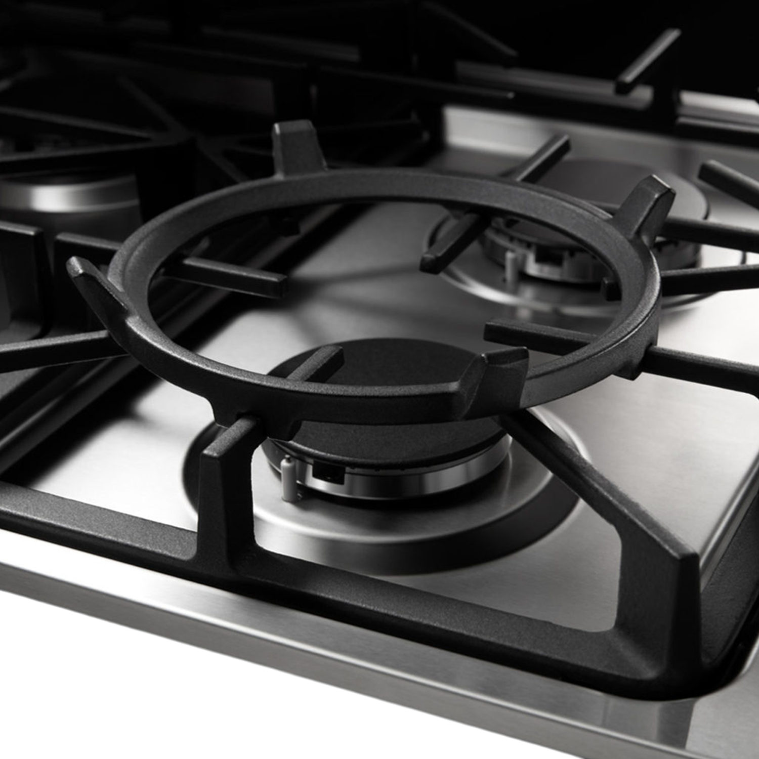 36 Inch Professional Drop-In Gas Cooktop in Stainless Steel
