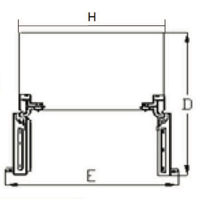 36 Inch Professional French Door Refrigerator with Ice and Water Dispenser