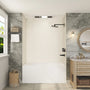 60"x36"x96" SMC Shower Wall Panels, Waterproof Grout-Free Shower Surround in 4 Finishes