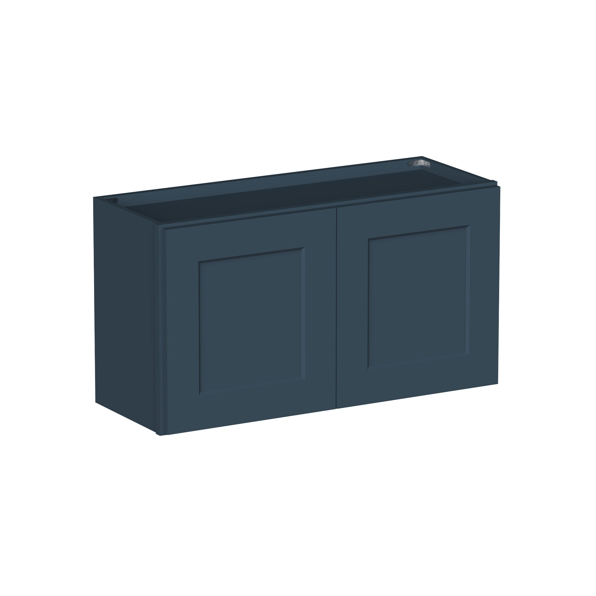 Cyber Grey RTA 24"-36"W x 12"D x 12"-24"H 17-Size Double Doors Short Wall Cabinet