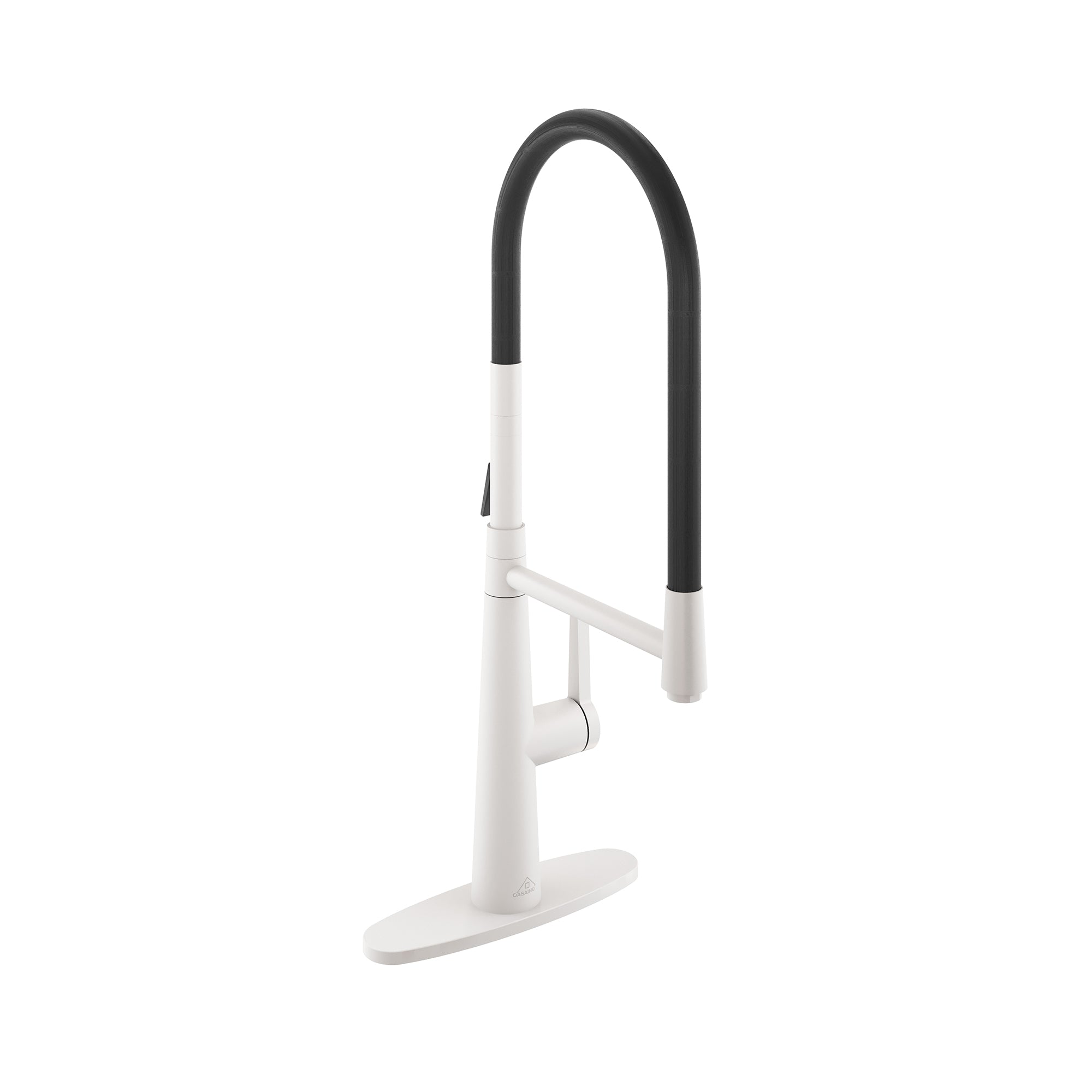 CASAINC 1.8GPM Single-Handle Standard Kitchen Faucet with Fast Mount and Deck Plate, 3 Colors Available