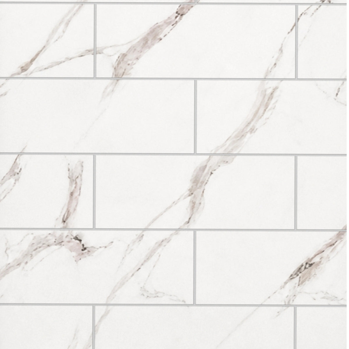 60"x36"/48"x96" Medium Tile Pattern SMC Shower Wall Panel System in 4 Finishes