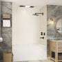 60"x36"x96" SMC Shower Wall Panels, Waterproof Grout-Free Shower Surround in 4 Finishes
