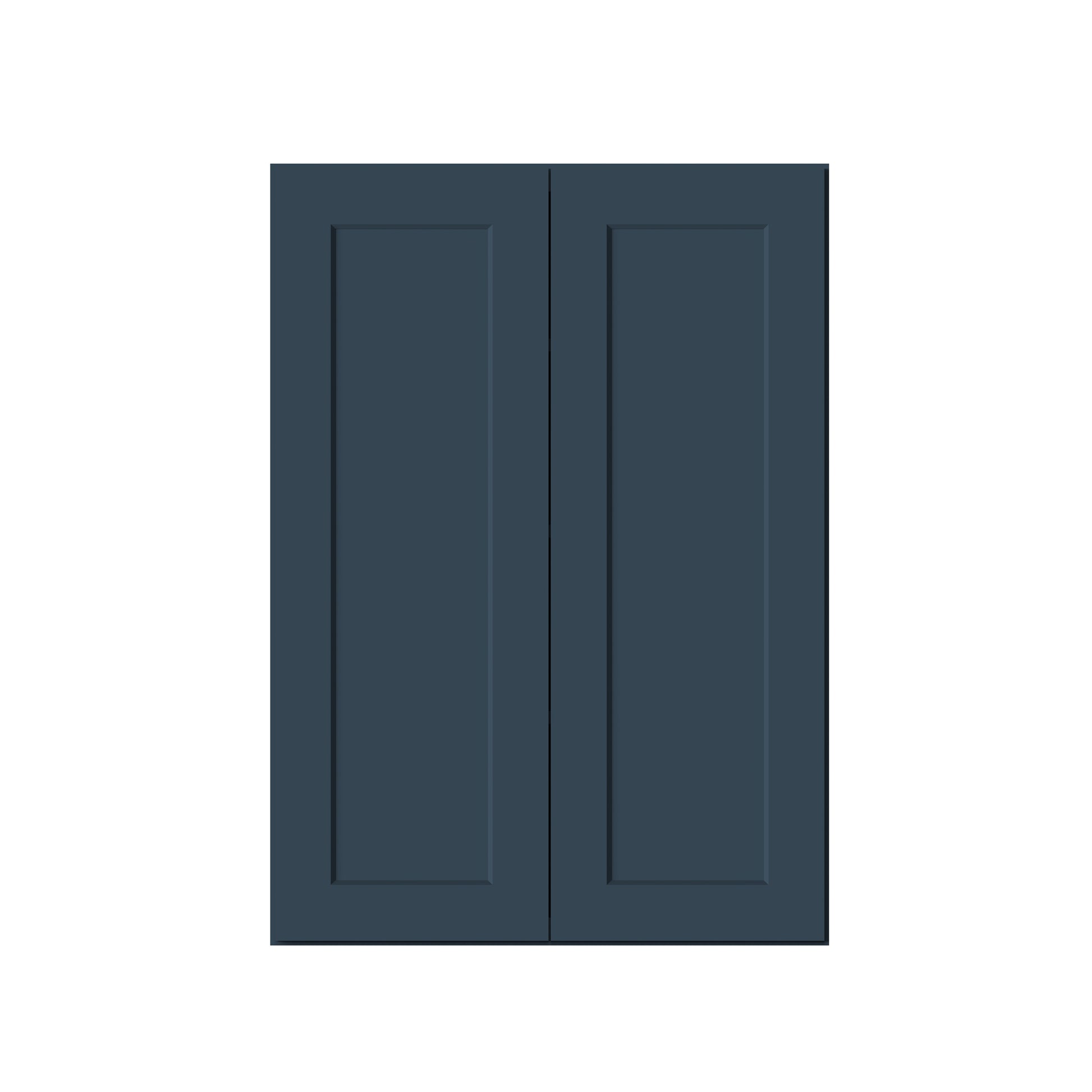Cyber Grey RTA 24"-36"W x 12"D x 30"-42"H 15-Size Standard Wall Cabinet with 2 Doors and Shelves