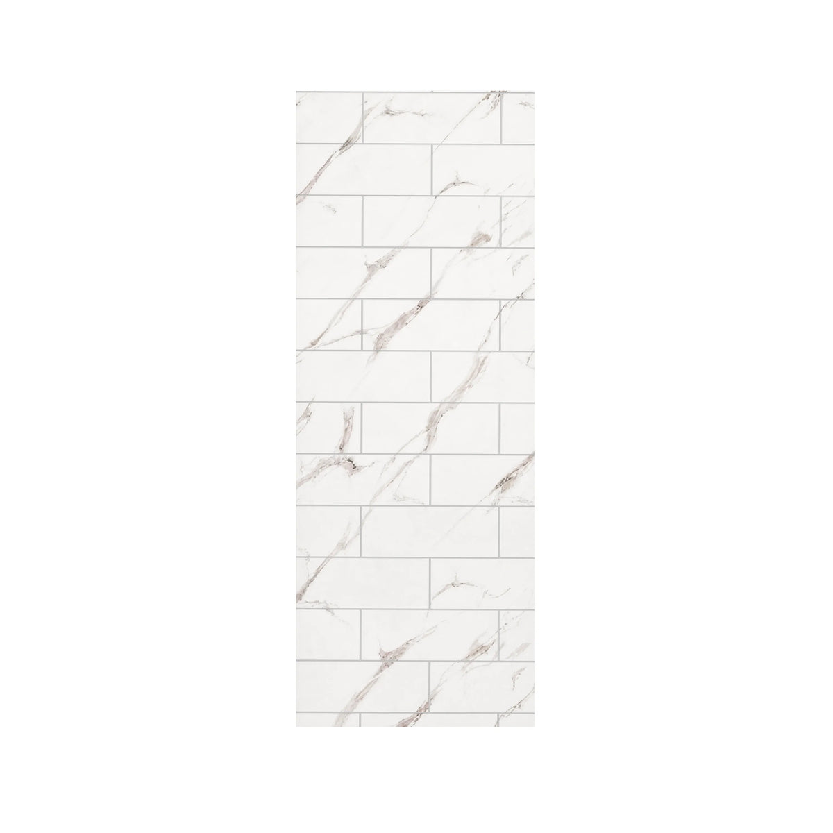 60"x36"/48"x96" Medium Tile Pattern SMC Shower Wall Panel System in 4 Finishes