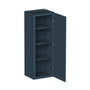 Cyber Grey RTA 9"-21"W x 12"D x 30"-42"H 15-Size Standard Wall Cabinet with Door and Shelves