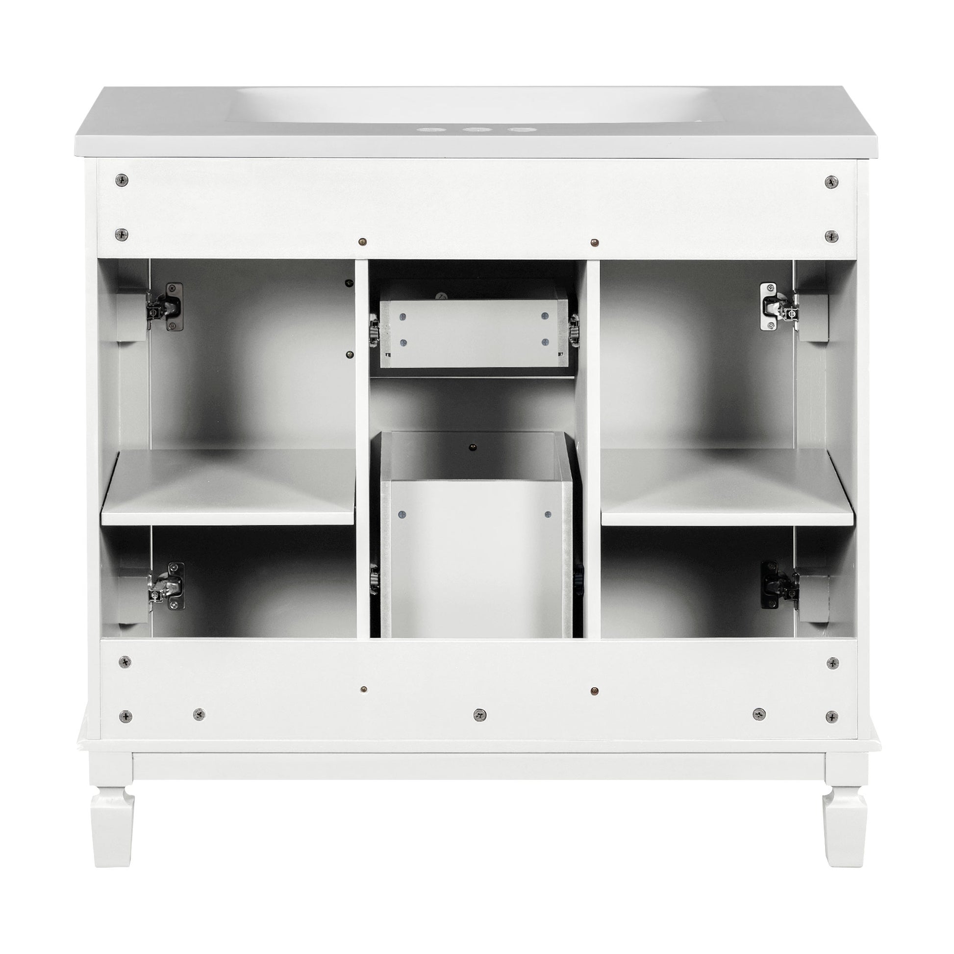 36'' Single Sink Freestanding Bathroom Vanity with 2 Soft Closing Doors and 2 Drawers