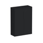 Slim Ebony Black Shaker RTA 24"-36"W x 30"/36"/42"H x 12"D 15-Size Standard Wall Cabinet with 2 Doors