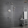 CASAINC 8.3 inch Wall-mounted rain shower faucet with pressure balanced valve