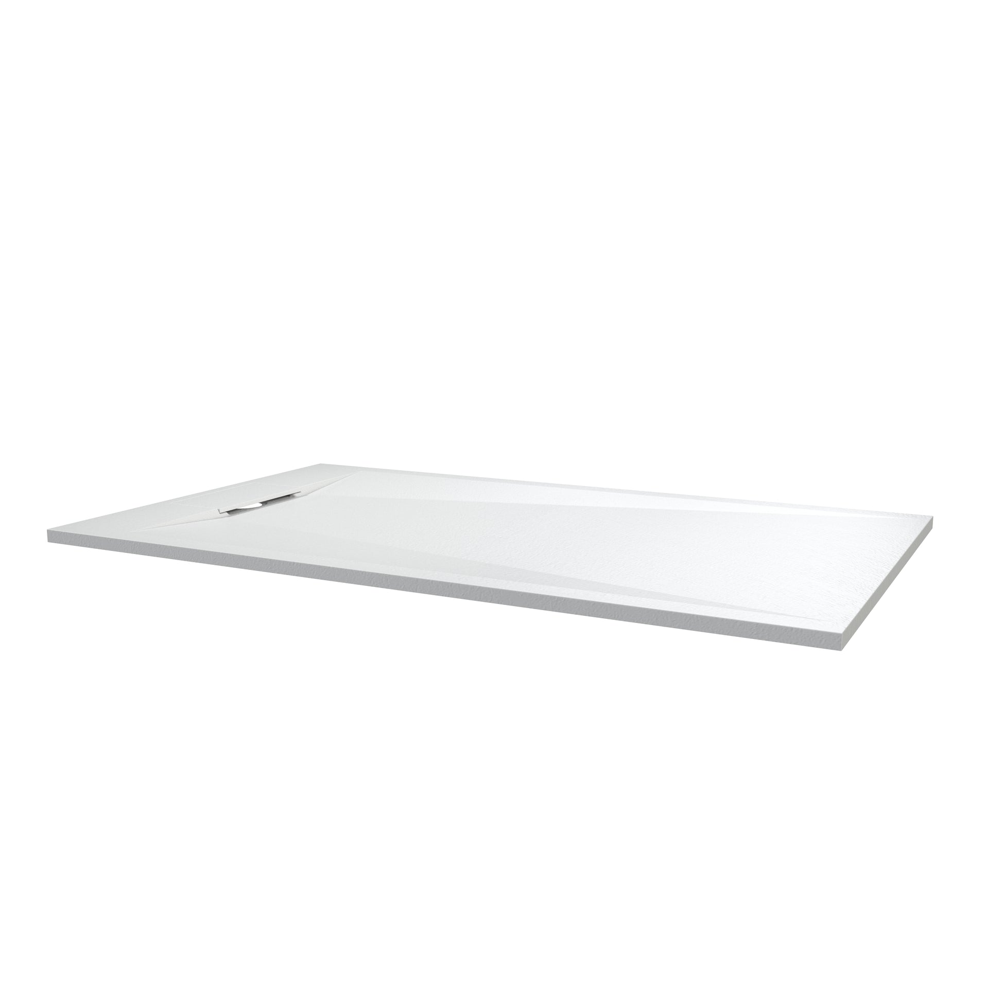 European-Style SMC Shower Base with Anti-Slip Design in Black or White
