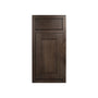 13.5" x 15"/18" Inset Truffle Brown Cabinet Sample Door