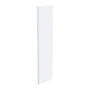 25"W x 96"H x 1.5"/3"D 2-Size Inset Refrigerator End Panel - Truffle Brown