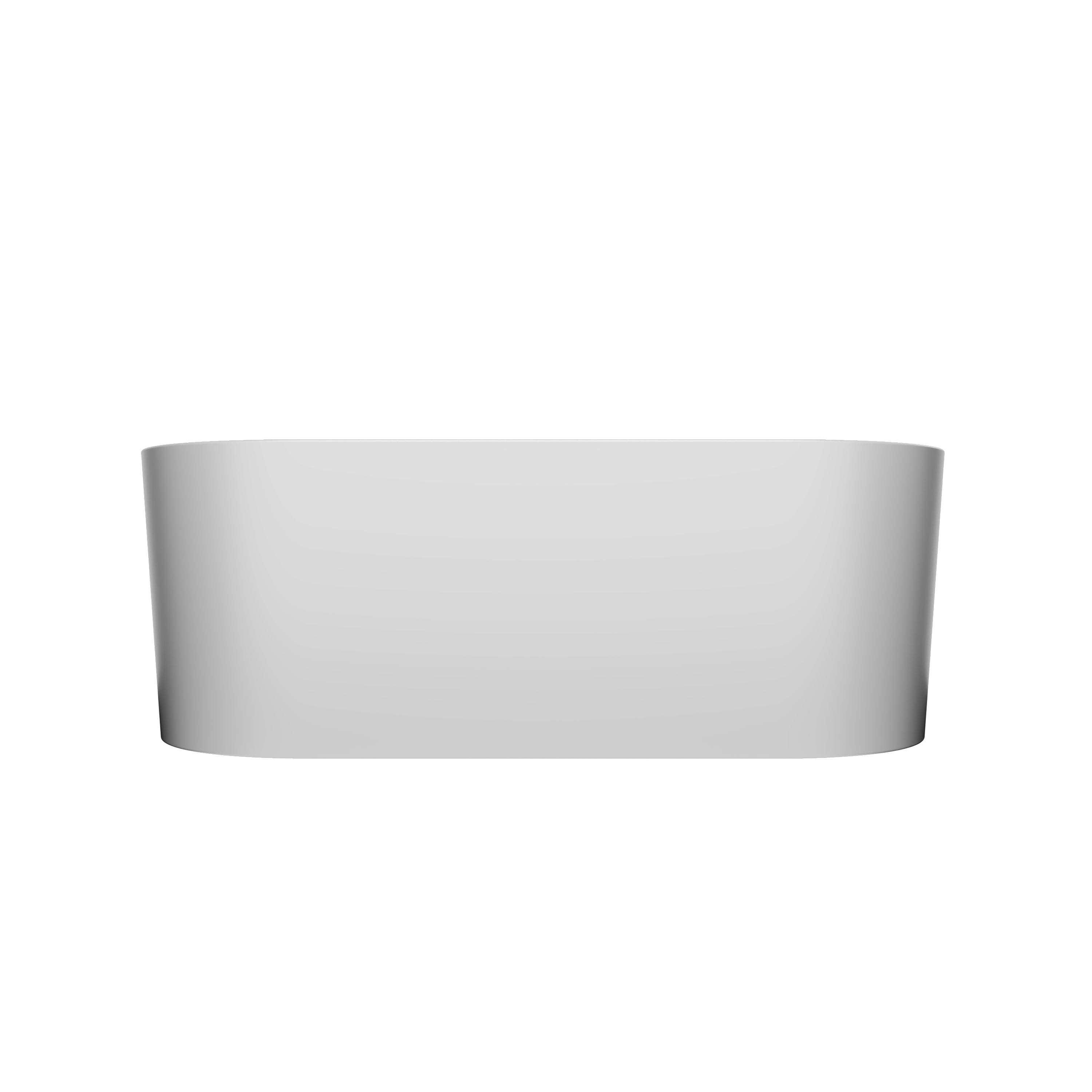 CasaCrylic 67" Luxury Freestanding Oval Whirlpool Baths with Dual Jet Therapy & Chromotherapy Lighting