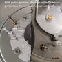 Built-in 30 in. Gas Cooktop in Stainless Steel with 5 Burners including Power Burners and LP Kit, CSA Certified