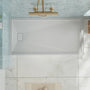 60"x30"/32" Grey One-Piece SMC Shower Pan Base with Anti-Slip Texture