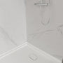 60"x36"x96" SMC Shower Wall Panel Kit in Calacatta/Carrara Finish with Grout-Free Matte Surface