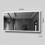 84" x 36" Aluminum Medicine Cabinet with LED Mirror, Anti-Fog, 3 Color Temperatures