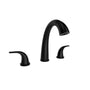 8" Matte Black Pull-Down Widespread Bathroom Faucet