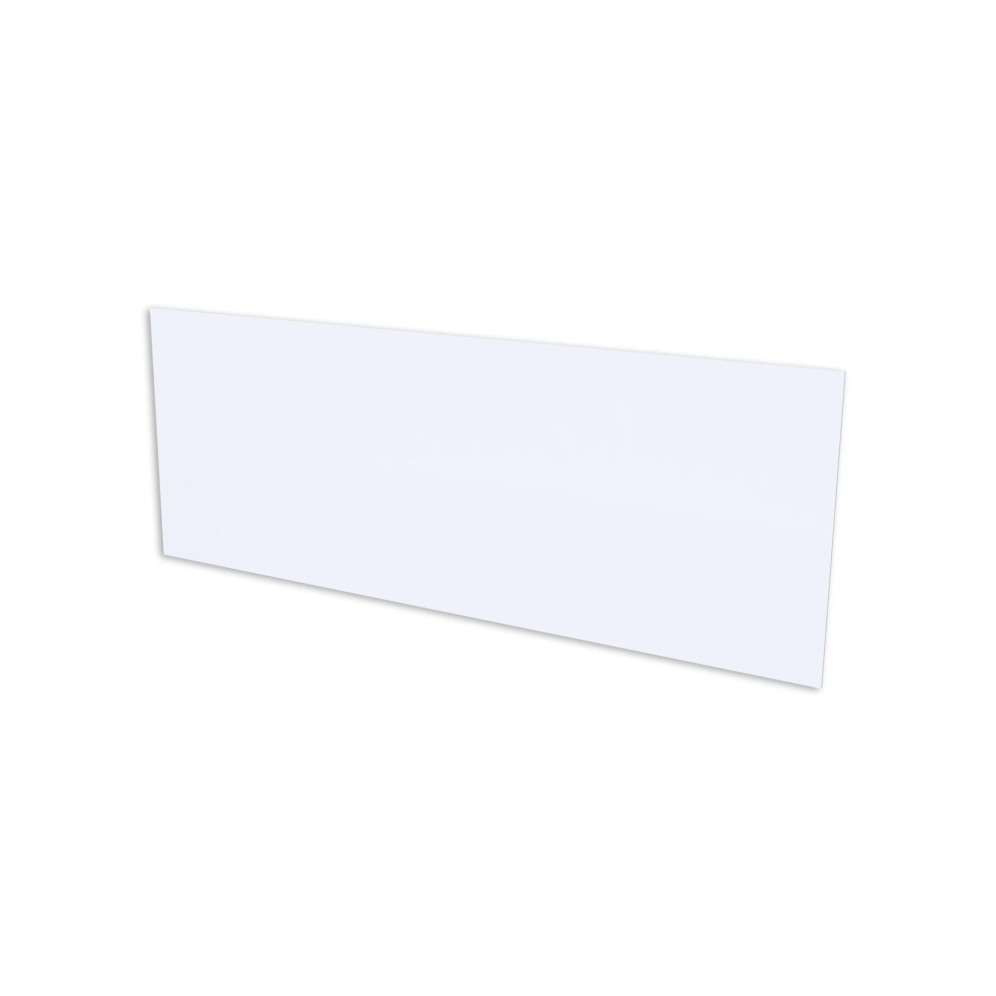 96"W x 25"/48"H x 3/4"D 2-Size Inset Thick Base Finish Panel - Truffle Brown