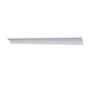 96"W x 3.5"/3.4"H x 3.5”/2.5“D 2-Size Inset Cove Molding - Truffle Brown