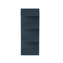 Cyber Grey RTA 12"W x 9"D x 30"/36"/42"H Open Wall End Shelf