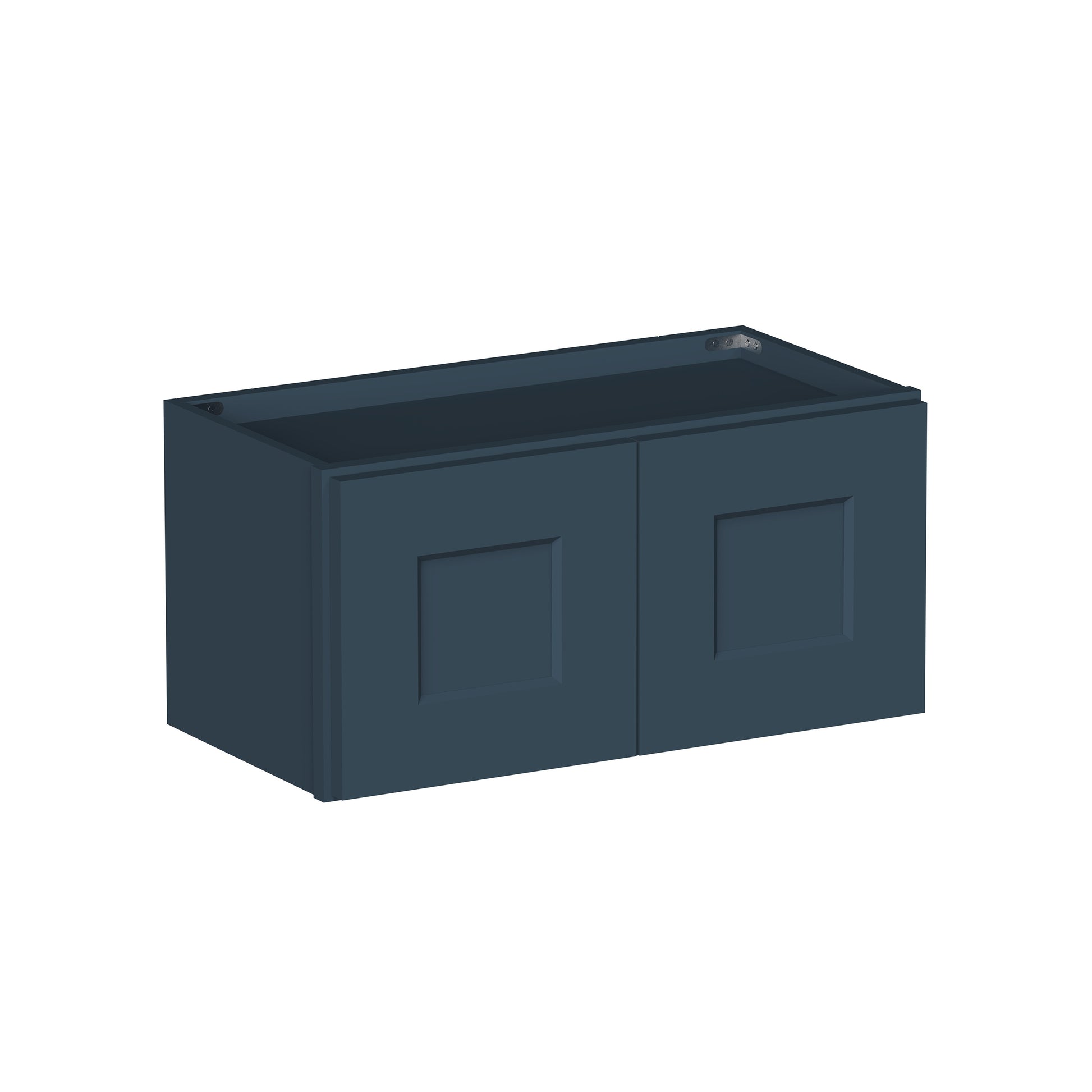 Cyber Grey RTA 24"-36"W x 12"D x 12"-24"H 17-Size Double Doors Short Wall Cabinet