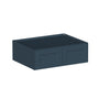 Cyber Grey RTA 36"W x 27"D x 12"-24"H 4-Size Double Door Deep Wall Cabinet