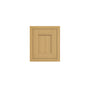 Inset Hazelnut Oak RTA 12-21"W x 18"H x 13.5"D 4-Size Single Door Wall Cabinet