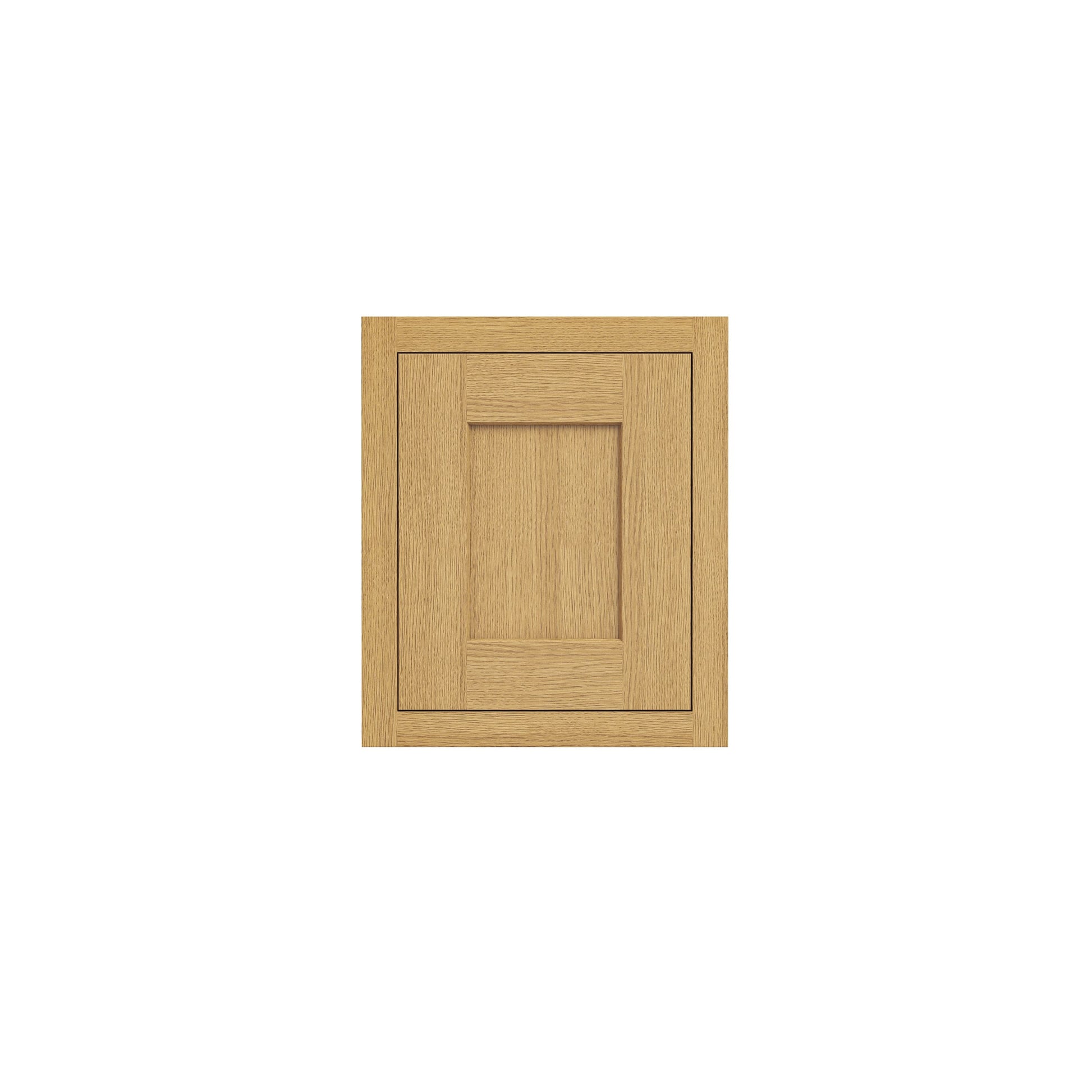 Inset Hazelnut Oak RTA 12-21"W x 18"H x 13.5"D 4-Size Single Door Wall Cabinet