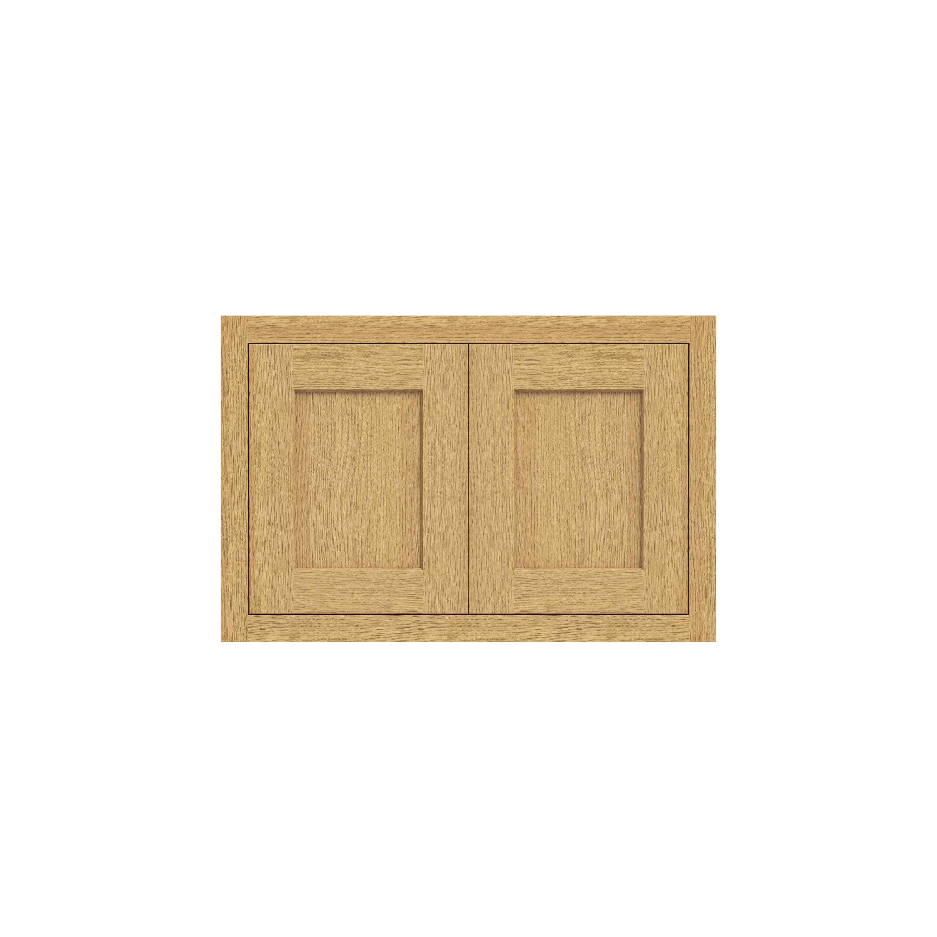 Inset Hazelnut Oak RTA 24-36"W x 12-24"H x 13.5"D 10-Size Double Doors Wall Cabinet