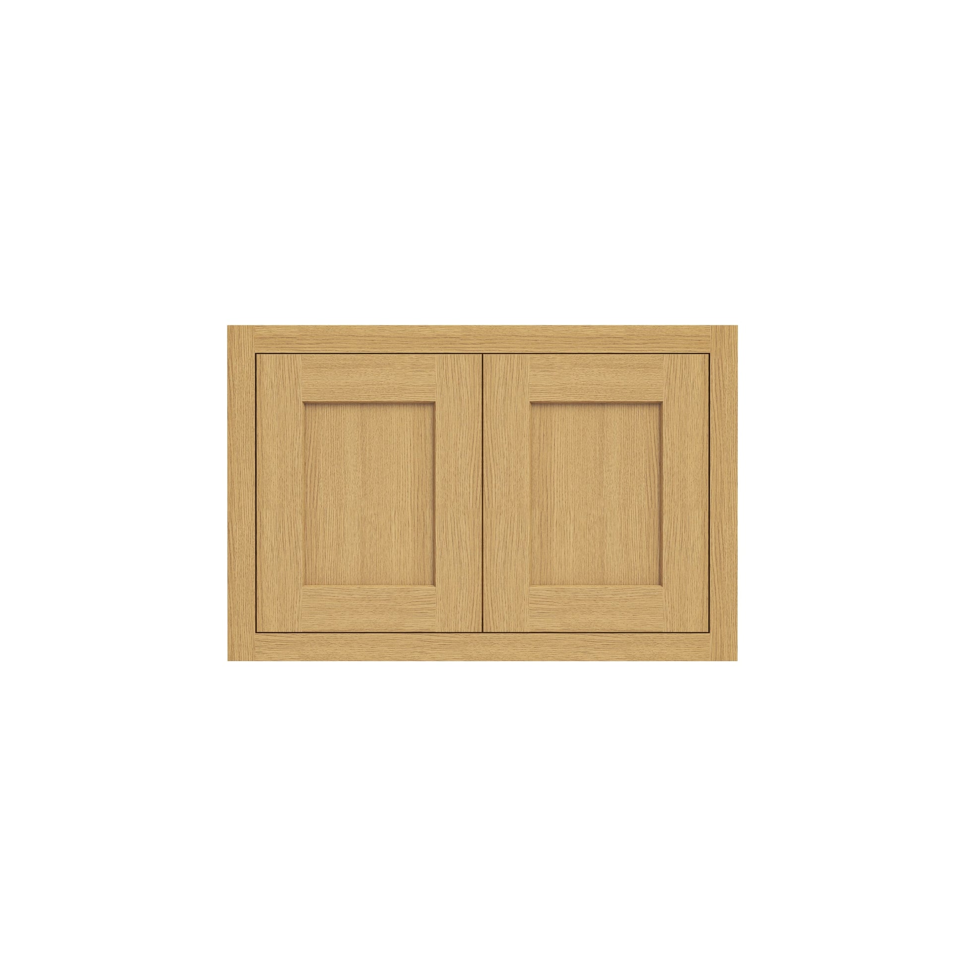 Inset Hazelnut Oak RTA 24-36"W x 12-24"H x 13.5"D 10-Size Double Doors Wall Cabinet