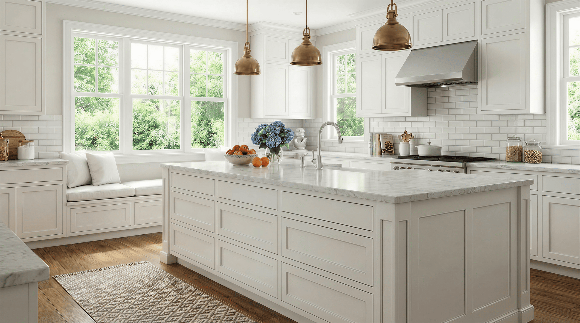 Inset Origami White - Ready To Assemble Kitchen Cabinets