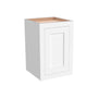 Inset Origami White RTA 12-21"W x 18"H x 13.5"D 4-Size Single Door Wall Cabinet
