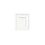 Inset Origami White RTA 12-21"W x 18"H x 13.5"D 4-Size Single Door Wall Cabinet