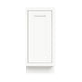 Inset Origami White RTA 12-21"W x 34.5"H x 25"D 4-Size Full Height Single Door Base Cabinet