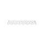 Inset Origami White RTA 30-36"W x 1.63"H x 13.5"D 2-Size Wall Glass Hanger
