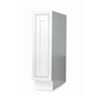 Inset Origami White RTA 9"W x 34.5"H x 25"D Tray Base Cabinet with Pull-out basket
