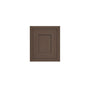 Inset Truffle Brown RTA 12-21"W x 18"H x 13.5"D 4-Size Single Door Wall Cabinet